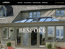 Tablet Screenshot of evolutionwindows.com
